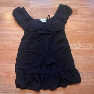 Black Ruffle Dress